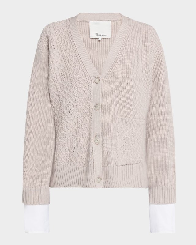 Knit V-Neck Cardigan